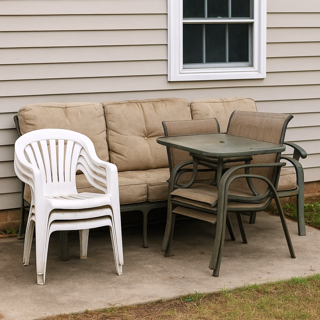PATIO FURNITURE REMOVAL NEAR ME IN AVONDALE ESTATES GA | OUTDOOR FURNITURE DISPOSAL | OLD PATIO FURNITURE HAUL AWAY | DECK FURNITURE REMOVAL SERVICE | SAME DAY PATIO FURNITURE PICKUP