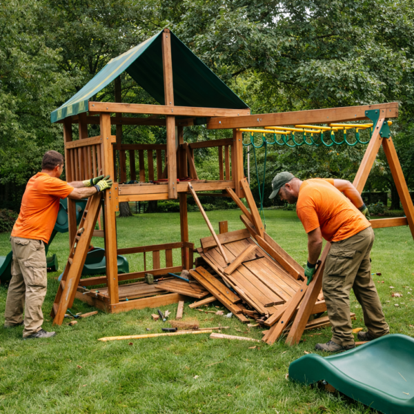 Playset Removal in Lawrenceville, GA | Disassembly & Haul Away