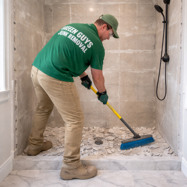 Bathroom Demolition & Debris Removal In Dunwoody GA | Green Guys Junk Removal