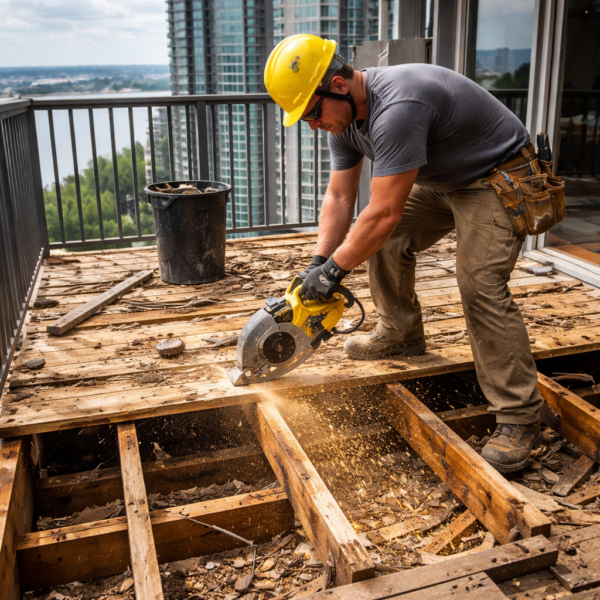 Deck Removal & Demolition In East Cobb, GA | Green Guys Junk Removal