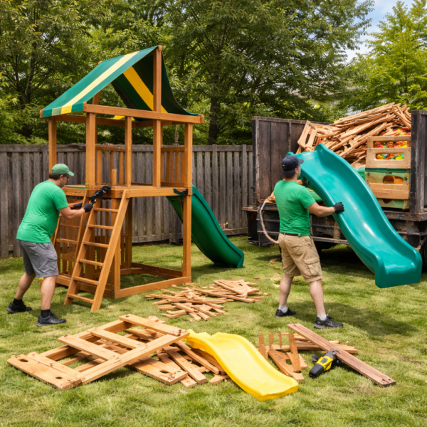 Playset Removal in Peachtree Corners, GA | Disassembly & Haul Away