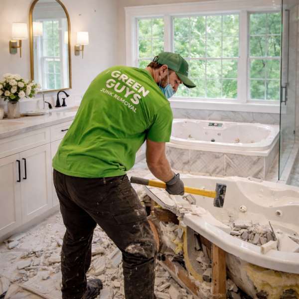 Bathroom Demolition & Debris Removal In Sandy Springs GA | Green Guys Junk Removal