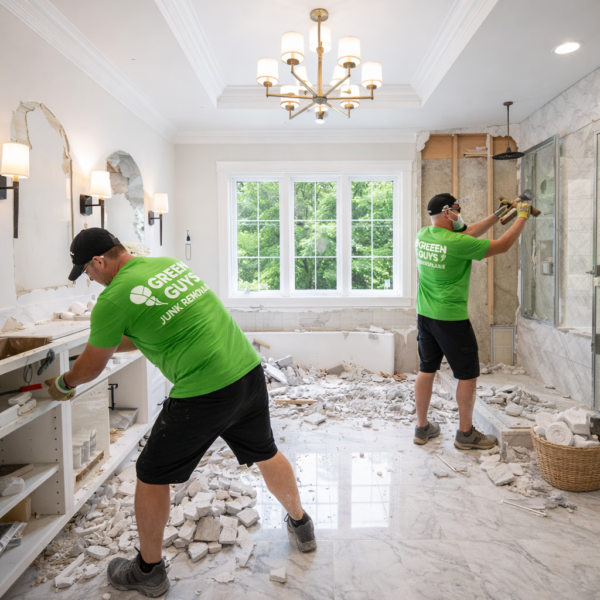 Bathroom Demolition & Debris Removal In Tucker GA | Green Guys Junk Removal