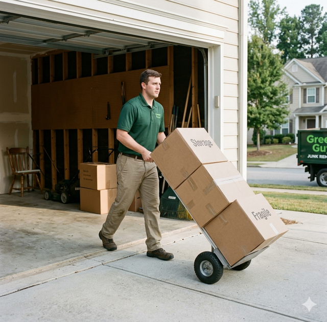 Garage Cleanout Services In Avondale Estates GA | Green Guys Junk Removal