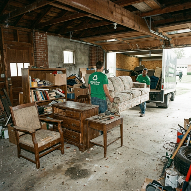 Garage Cleanout Services In Suwanee GA | Green Guys Junk Removal