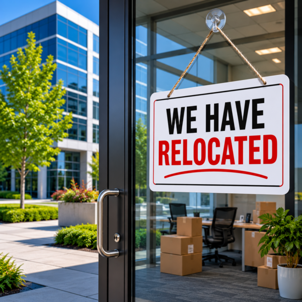 Office decommissioning with furniture and equipment removal